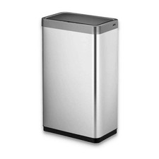EKO Mirage X-Sensor Stainles Stel 20+20L Stainless Steel Recycling Bin Dual Comp