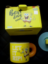 SPONGEBOB LET IT RIP Nickelodeon Farbwechsel Becher Tasse Henkelbecher mit Box