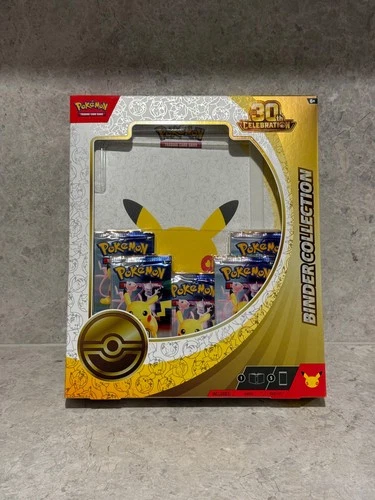 Pokemon TCG 30th Celebration Binder Collection (5x Booster Packs) In Hand
