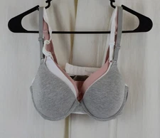 3 PACK Fruit of the Loom Womens Smooth Cotton T-Shirt Bra Size 36B