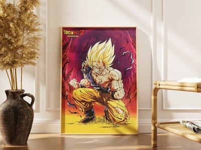 Dragon Ball Goku Manga Poster Vintage Anime Wall Art Print Unframed Retro Decor