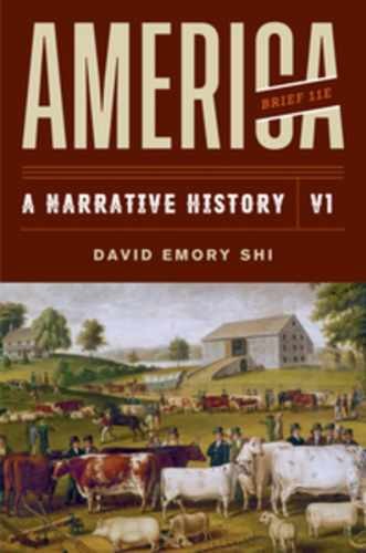 America: A Narrative History - Paperback, by Shi David E. - Acceptable k