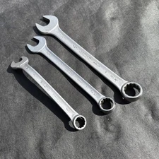 3 x VINTAGE GEDORE 15/16af 3/4af 5/8af COMBINATION SPANNER 