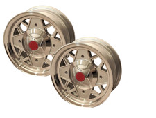 2 CERCHI LEGA PER FIAT 500 EPOCA 126 4J 12"4x190 65-71 ABARTH