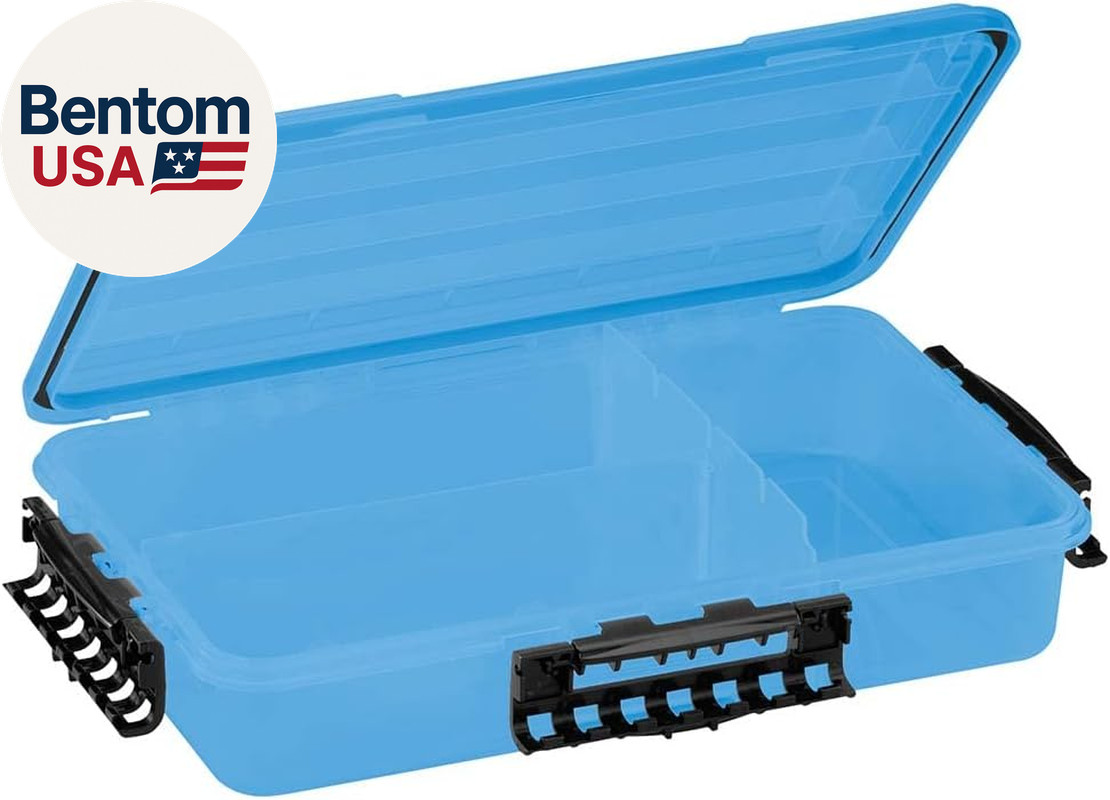 Waterproof 3700 Deep Bulk Stowaway Tackle Box, 14" X 8.88" X