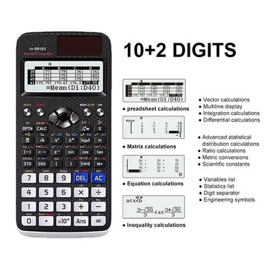 Casio FX-991EX Scientific Calculator FX 991 EX Classwiz 552 function