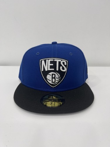 Brooklyn NJ Nets NBA Basketball New Era 59Fifty Fitted Cap Hat Size 7 1/4
