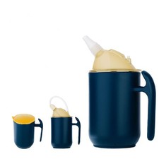 Adult Sippy Cups for Elderly 2 Handles Straw Cups 300ml No Spill Cup for Adults