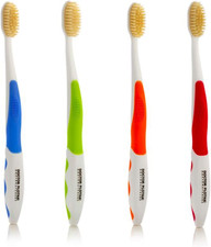 Dr Plotkas Soft Bristle Flossing Toothbrush Manual Soft Toothbrush for Adults...