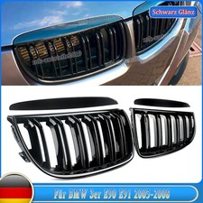 Nieren Grill GLANZ SCHWARZ Doppelsteg Kühlergrill für BMW 3er E90 E91 2005-2008