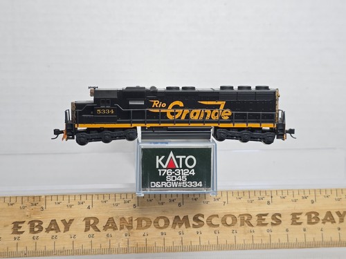 Kato Escala N 176-3124 Rio Grande D&RGW 5334 EMD SD45 Diesel Loco Ex/caja | Condition: Used