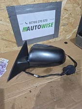 2009 AUDI A6 C6 PASSENGER LEFT WING MIRROR GREY 