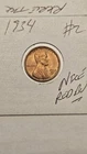 wheat penny 1934 SHARP RED BU 1934-P LOT #2 LINCOLN CENT GREAT UNC RED LUSTER