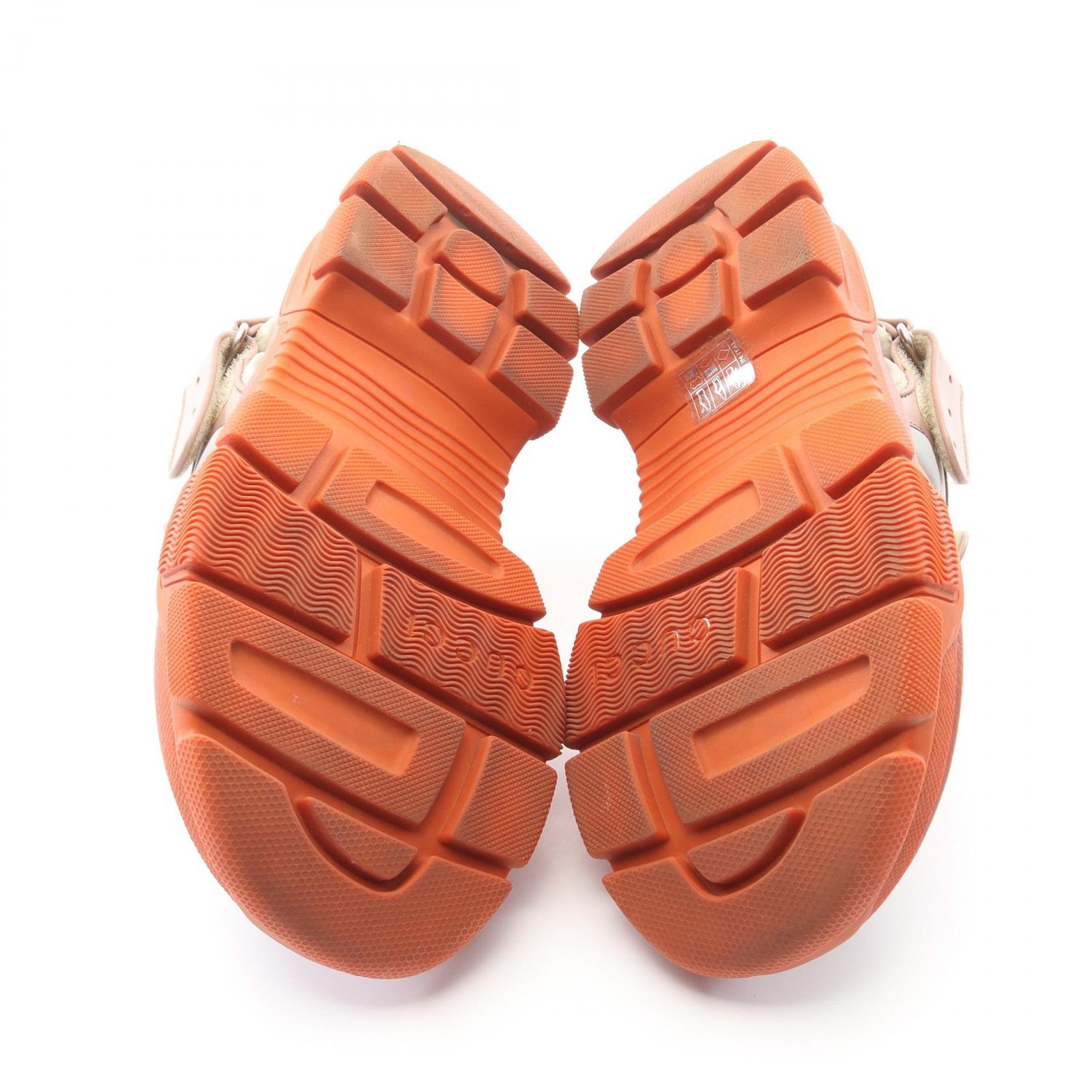 GUCCI sandals shoes leather fabric ladies pink / multicolor thumbnail 4