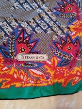Tiffany Co. Silk Floral Scarf Read Descrip