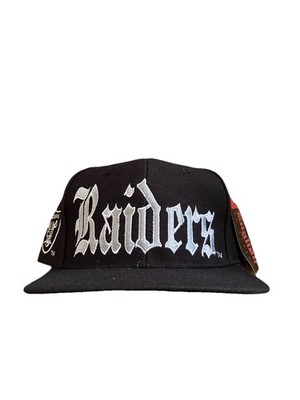 New Nwt Vintage Drew Pearson NFL Raiders Snapback Hat Old English