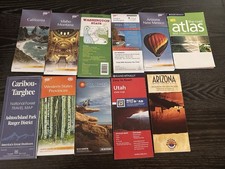 Lot of 11 Misc. Road Maps ~ Cities - USA - Various Years