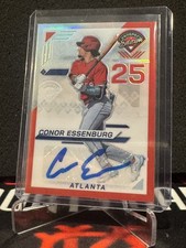 Conor Essenburg 2025 Panini Prospect Edition Ticket Signatures Auto RED /199