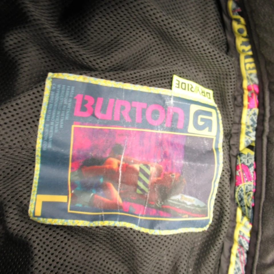 Burton Pants Mens Large Black DryRide Waterproof Cargo Pockets Ski Snow 36x30 - Image 4 of 4