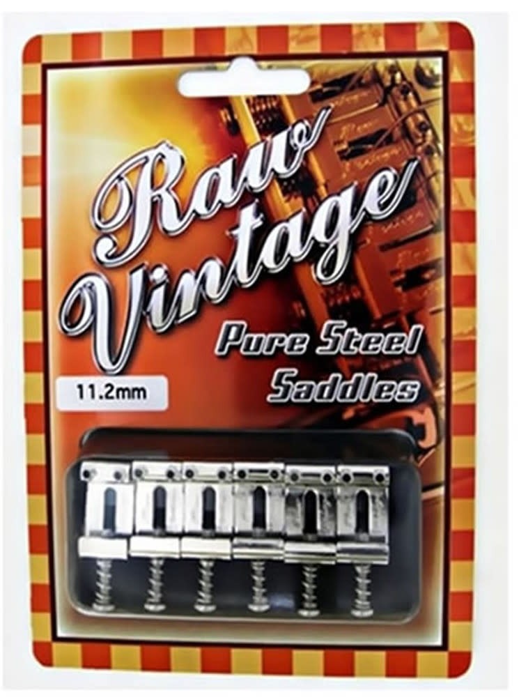 Стальные седла Raw Vintage RVS-112 11,2 мм Fender американского типа