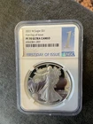 2022-W $1 American Silver Eagle NGC PF70UCAM First Day of Issue Proof