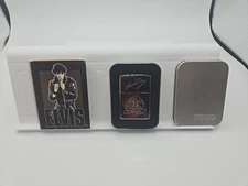 ZIPPO LIGHTER VINTAGE Collectible STAINLESS STEEL 50 YEARS WITH ELVIS Autograph!