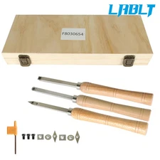 LABLT Woodturning Tool  Mini Size 3PCS Comfort Grip Handles For Turning Pens