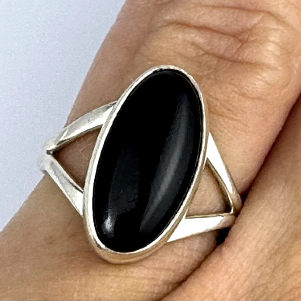 Navajo Onyx In Native American Rings for sale | eBay