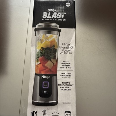 Ninja Blast Portable Blender, Cordless, 18oz. Gray/blk