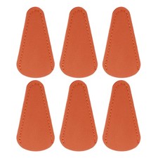 6Pcs Scissor Sheath, 2.9"x1.5" PU Leather Scissor Cover Protector, Orange