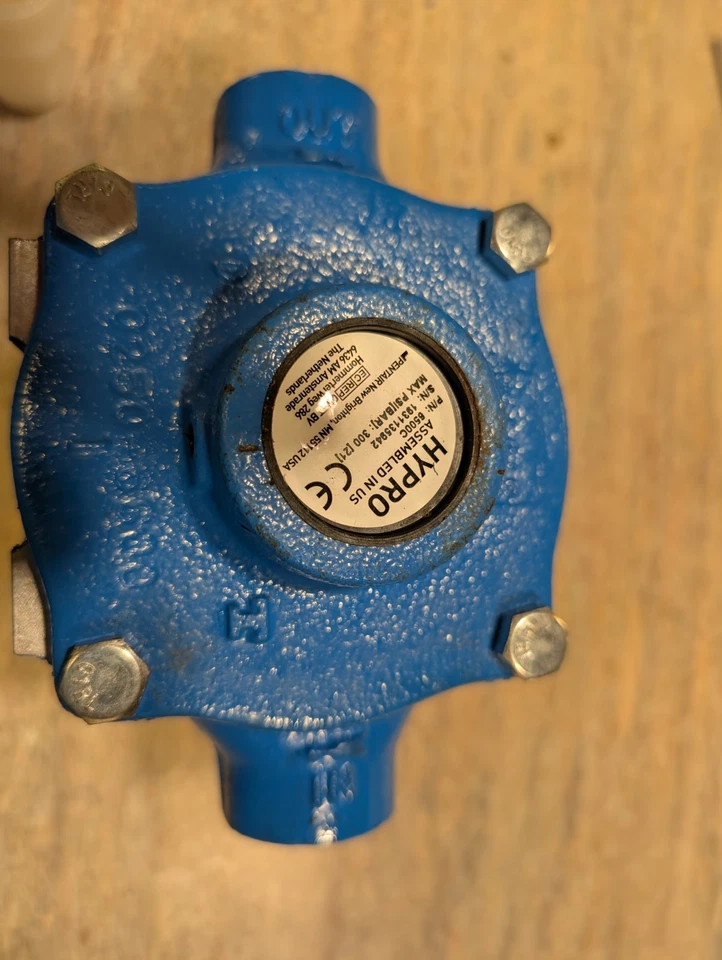 Bomba de spray de admissão/descarga Pentair Hypro 6500C 21,8 Max GPM 3/4 polegadas FNPT - Imagem 3 de 4