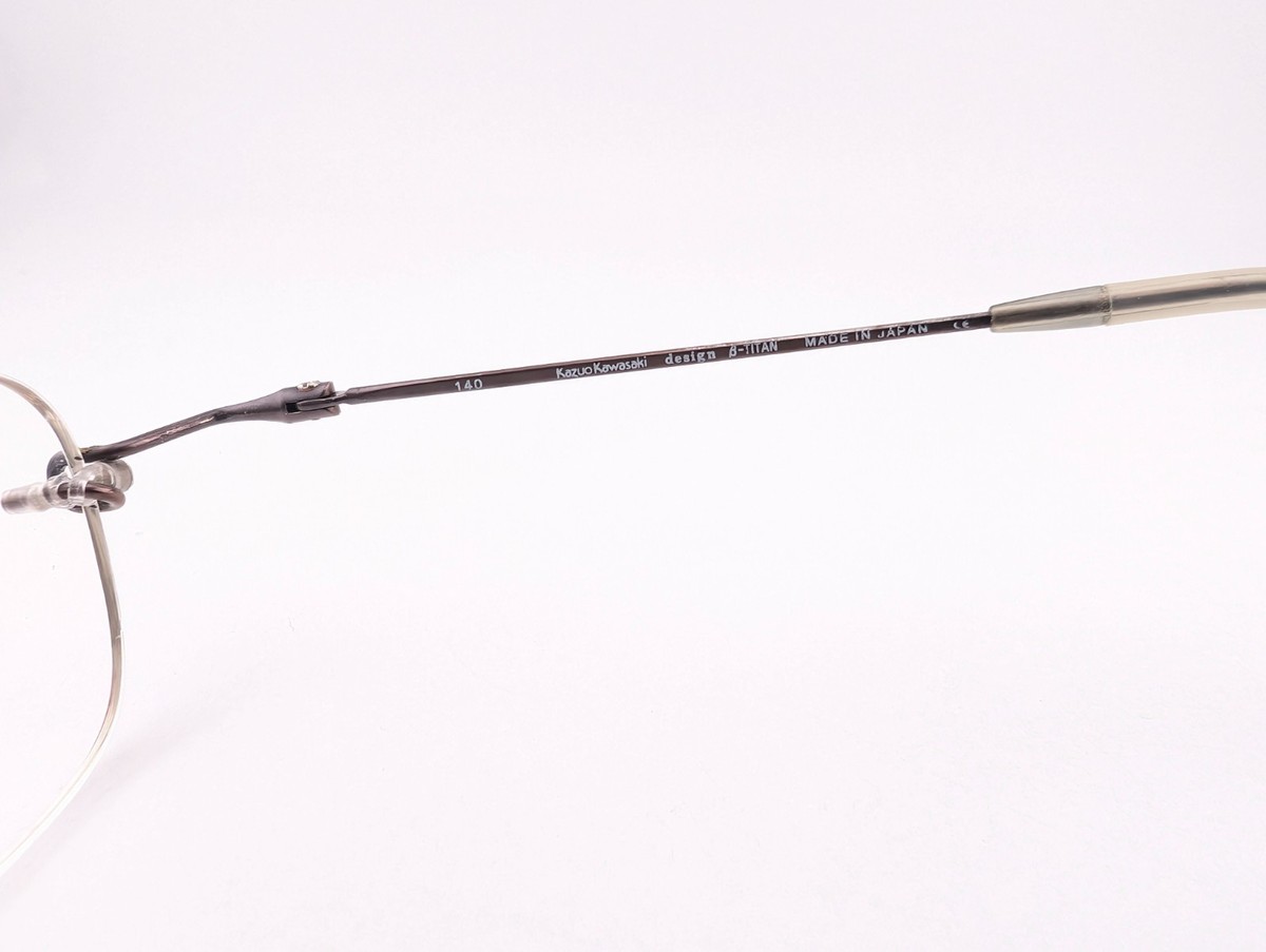 Kazuo Kawasaki Eyeglasses, Frames Only, Kooki MP-631 L-lug, 140 BT