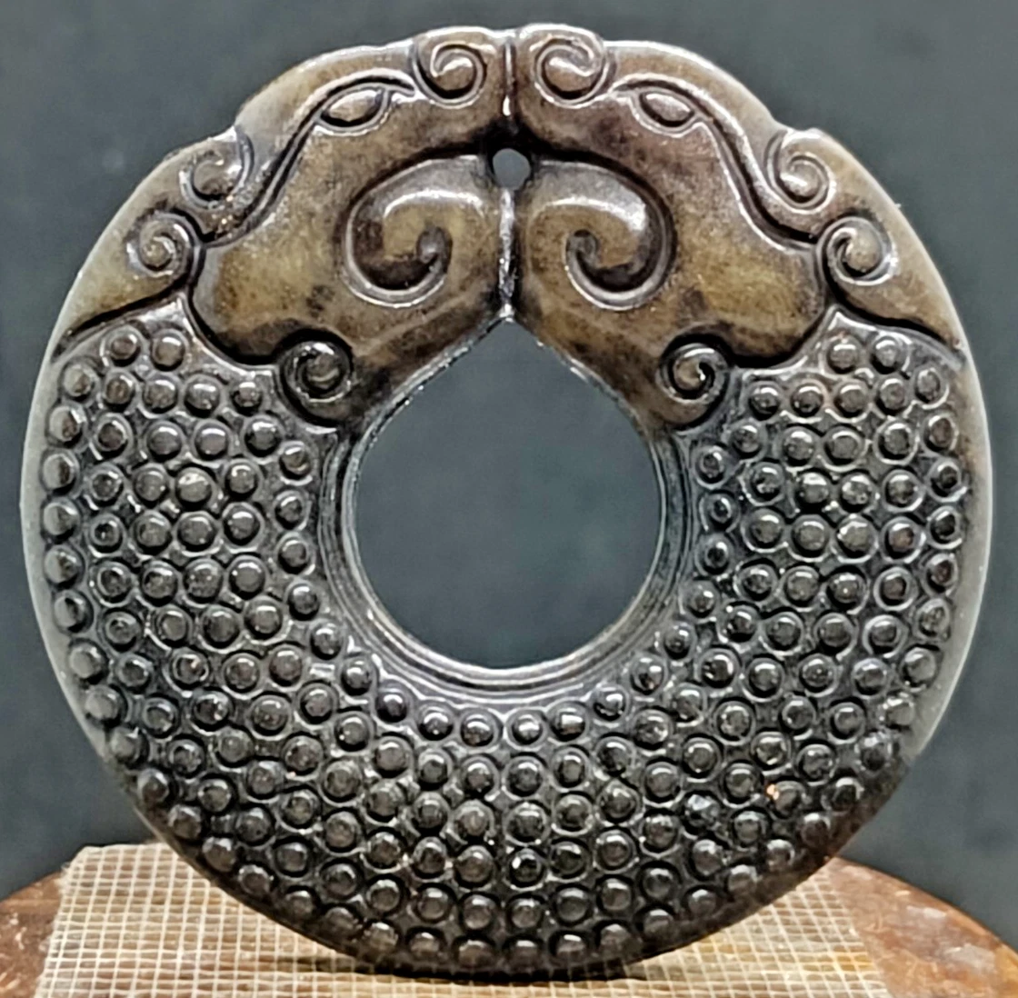 STATUA 5,9&amp;ANTICA DINASTIA Cinese Bronzo Kylin Unicorno Qilin Chi-lin