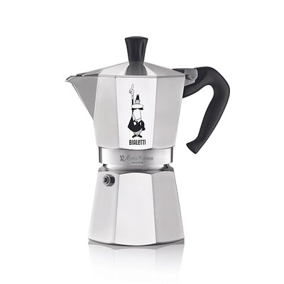 Bialetti Moka Express Export Espresso Maker  4 Tassen 0.19 liters  Silver