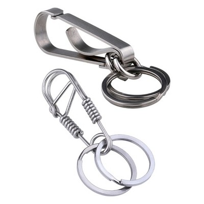 Solid Metal Key Organizers Handcraft Double Rustproof Designs