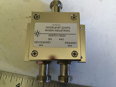 NEW RAVEN BT-2DGPS,ASST0110024 ANTENNA GPS SIGNAL SPLITTER 2WAY PASSIVE,EA