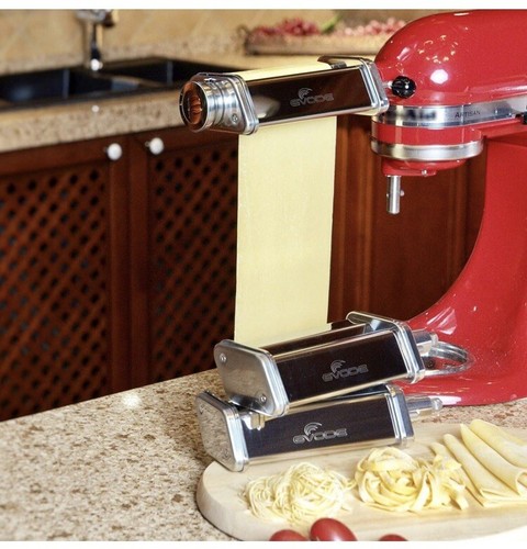 Gvode Kitchen 3-Piece Pasta Roller and Cutter Set for KitchenAid Stand - Picture 2 of 3