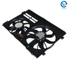 Electric Radiator Condenser Cooling Fan Assembly For Volkswagen Jetta 2009-2013