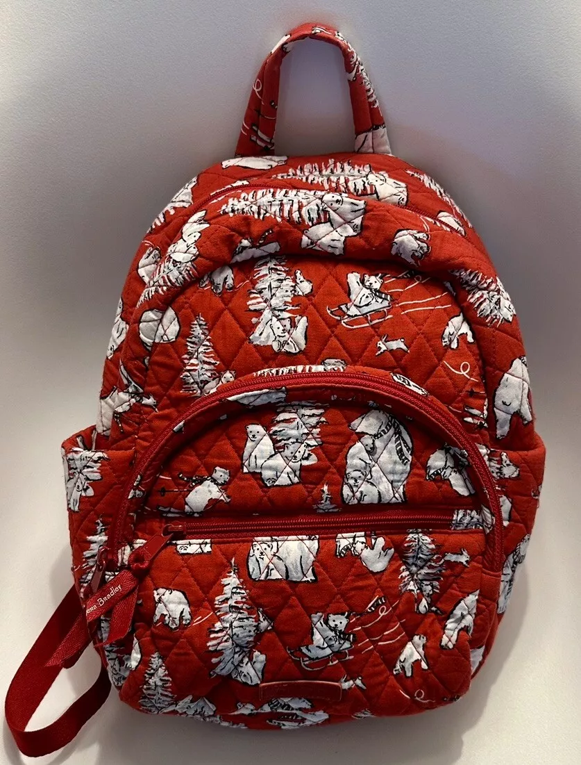 Vera bradley backpack red hotsell