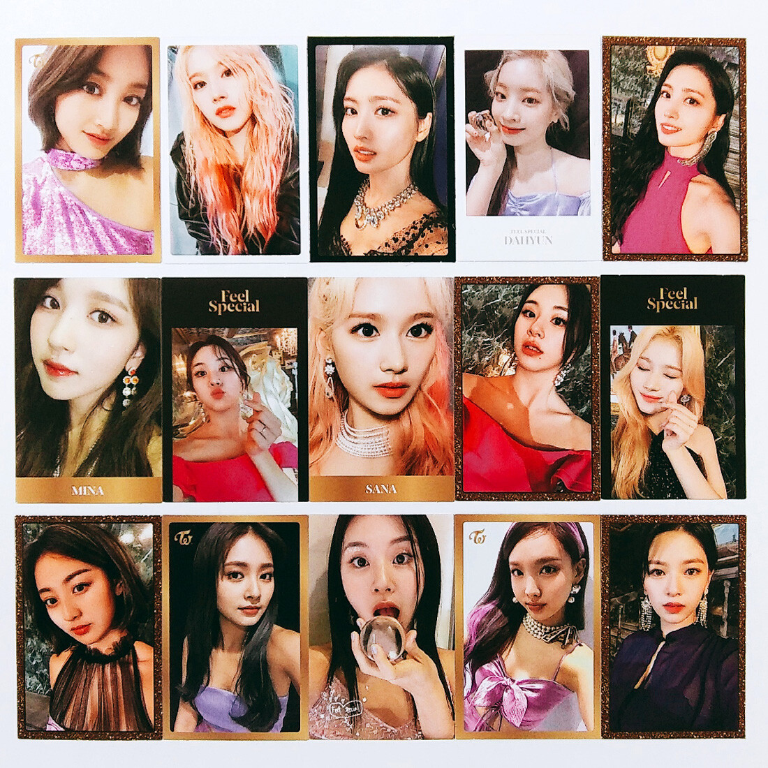 TWICE - 8th Mini Album Feel Special Photocard Tzuyu Mina Sana Momo