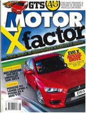 MOTOR Magazine August 2008 Mitsubishi EVO X IX & VI Porsche 911 FPV GT-E Senator
