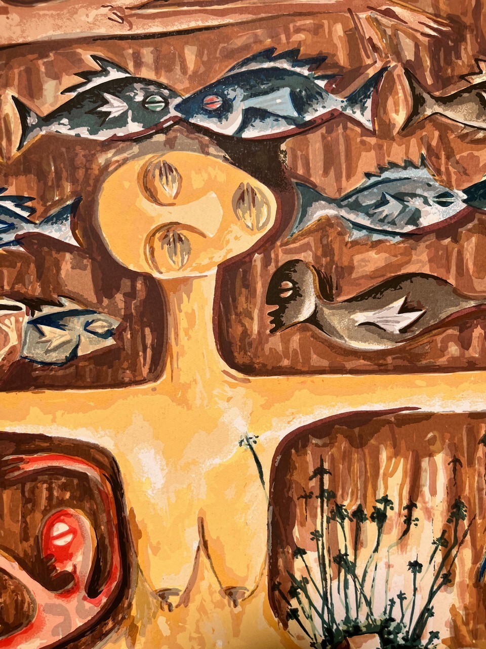 ILLEGIBLE SIGNATURE. Engraving. Serigraphy. Contemporary art.