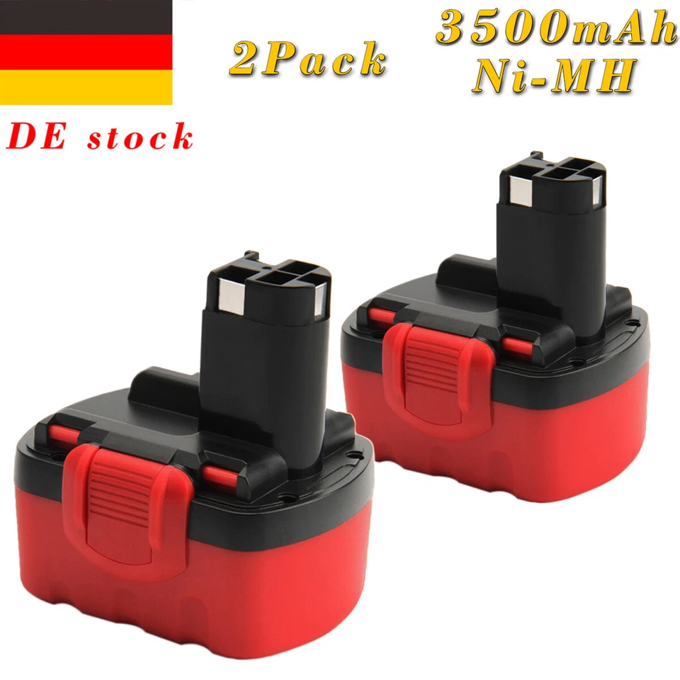 2x 14,4V Ni-MH Akku Für Bosch 2607335263 260733526 BAT025 BAT038 BAT040 BH1464 