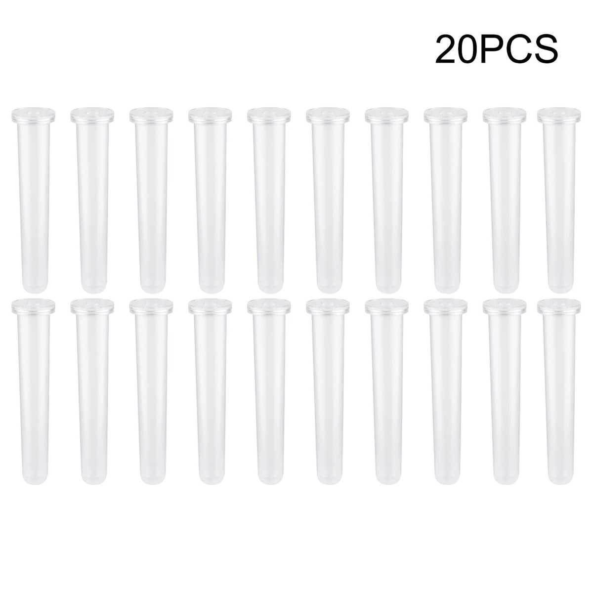 100 Provette Per Fiori Con Coperchio - Tubi Per Acqua Floreale Riutilizzabili - Foto 6