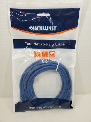 Intellinet Network Solutions Cat6 RJ-45 Male/RJ-45 Male UTP Network Patch Cable