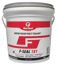 1 Gallon Gray Fiber Reinforced HVAC Duct Sealant UL 181 A M B M Certified