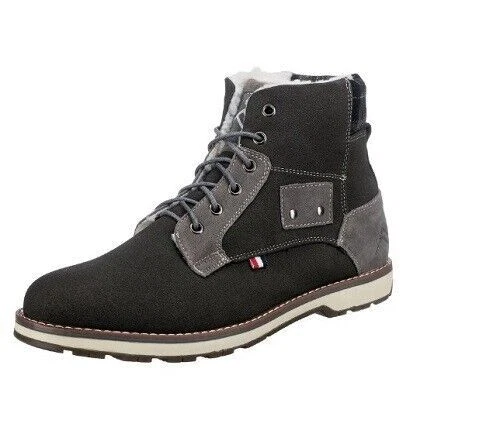 FREYLING Herren Boots Stiefeletten Stiefel Winter Warm Schwarz Gr. 43 44 45 46