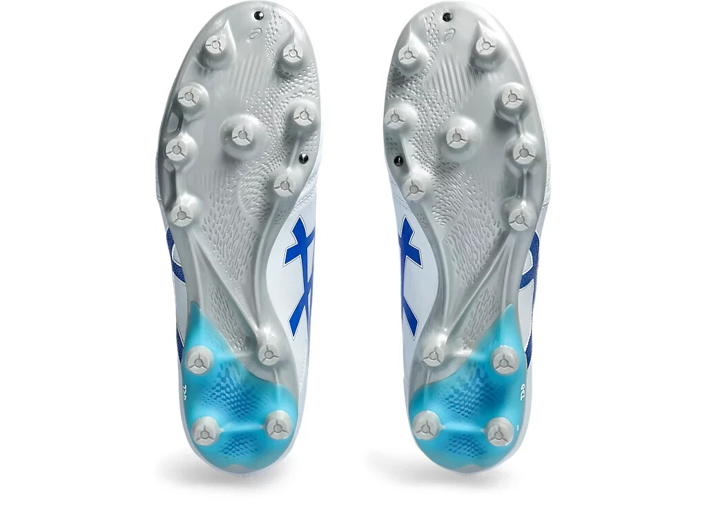 ASICS Soccer Football Shoes DS LIGHT PRO 1103A095 White Blue US7.5
