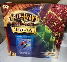 Image of 2002 HARRY POTTER Chamber of Secrets Trivia w Quidditch Game Play w Figures