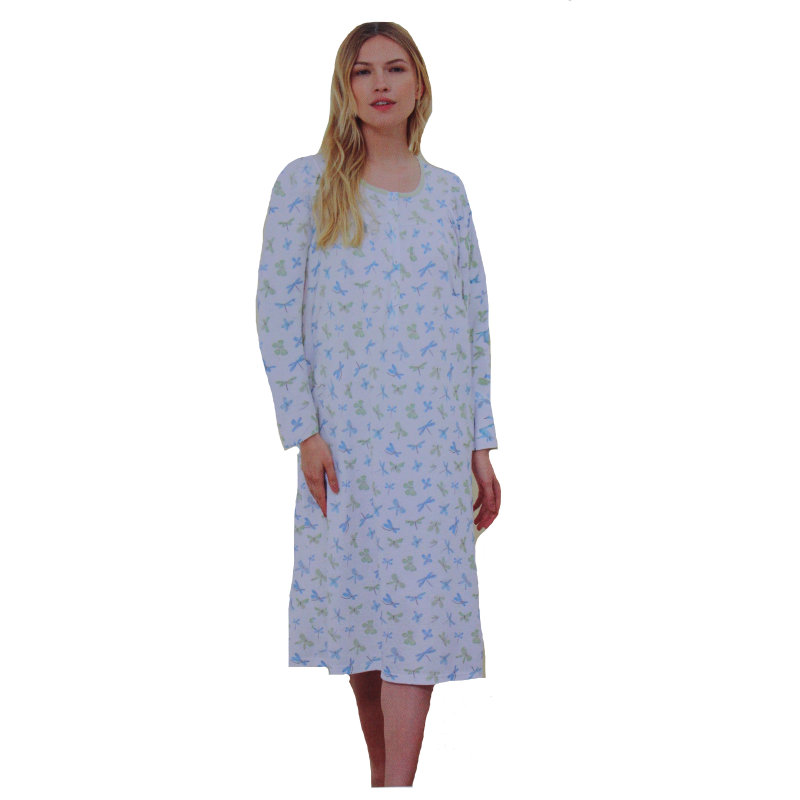 CAMICIA NOTTE LINCLALOR 100% COTONE MAGLINA TAGLIE FORTI E